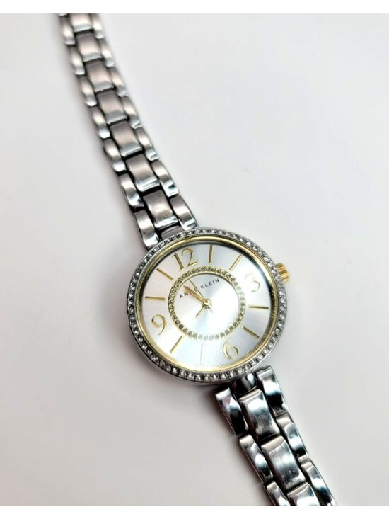Anne Klein Watch Swarovski Crystal Silver Tone Fashion Rhinestone Womans VL801 main image 5